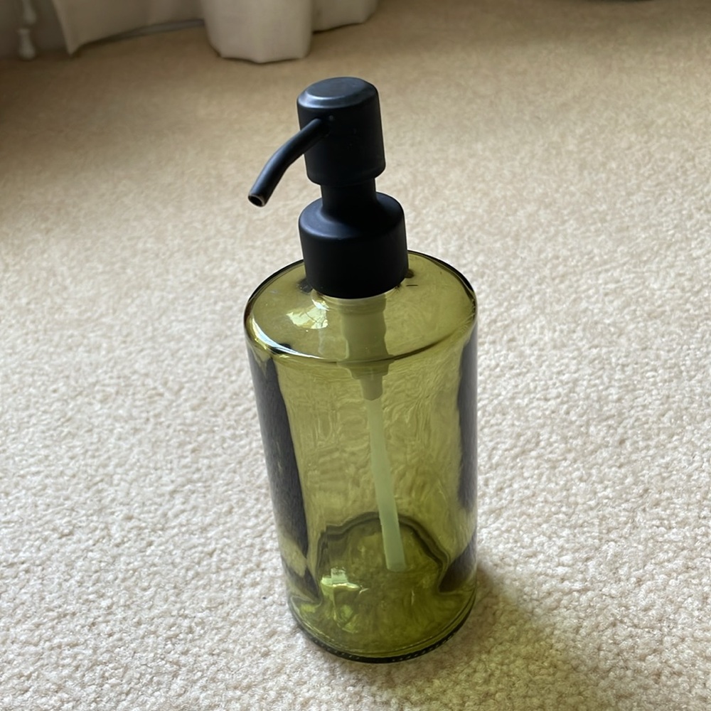 Jeremiah Brent x Grove Collaborative Green Soap Dispenser